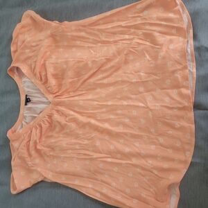 Torrid Peach Floral Women's Top